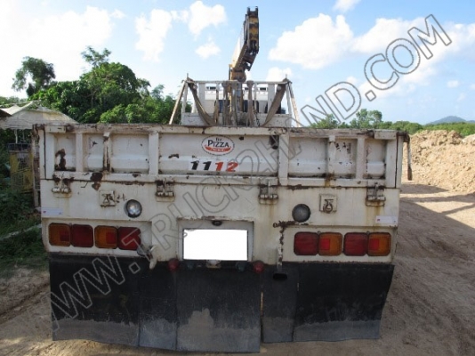 รถบรรทุก 6ล้อ HINO MEGA FG ติดเครน 3ตัน