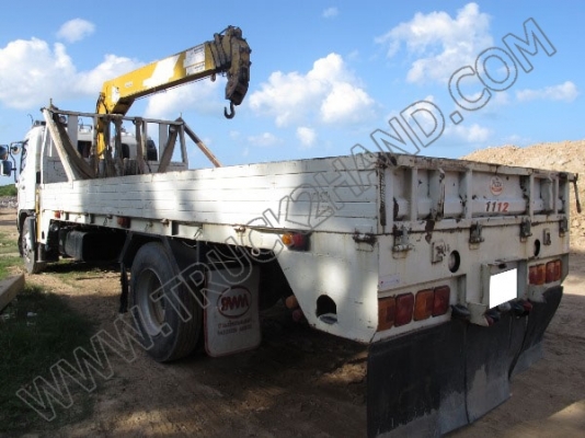 รถบรรทุก 6ล้อ HINO MEGA FG ติดเครน 3ตัน