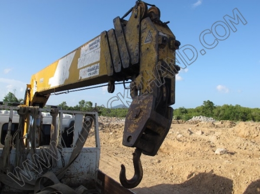 รถบรรทุก 6ล้อ HINO MEGA FG ติดเครน 3ตัน