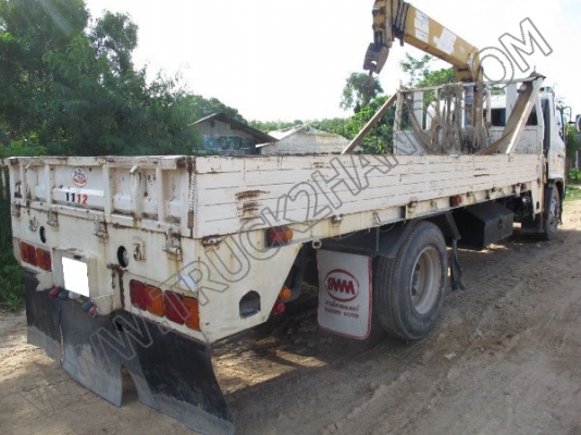 รถบรรทุก 6ล้อ HINO MEGA FG ติดเครน 3ตัน
