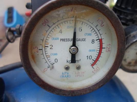 ปํ๊มลมโรตารี 3 แรง PUMA สภาพสวย เดิม ๆ  เต็มไว เครื่องนิ่ง ไม่รั่ว 4,500