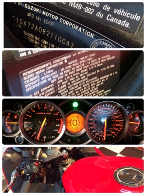 ต้ำพระราม2ขายHAYABUSA Gsxr1300 โฉมปี 2008 วิ่งมา1XXXXโล เอกสาร อินวอย สรรพสามิต