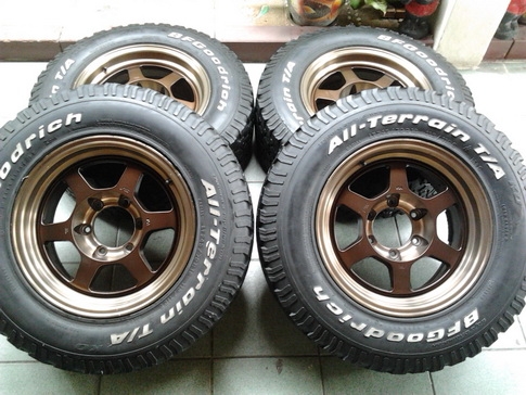 TE37x สวยๆ +  BF All 245/70/16 ปี08 สภาพดี 1ชุด