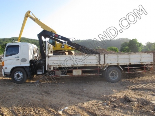 รถบรรทุก 6ล้อ HINO FG8J ติดเฮี๊ยบ รถบรรทุก 6ล้อ HINO FG8J ติดเฮี๊ยบ