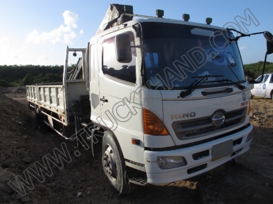 รถบรรทุก 6ล้อ HINO FG8J ติดเฮี๊ยบ รถบรรทุก 6ล้อ HINO FG8J ติดเฮี๊ยบ