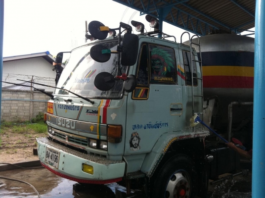 1.050.000บาท**ISUZU FXZ 240 แรงม้า-หัวขาว-ปี2537 รถเต้าปูนขายพร้อมหาง