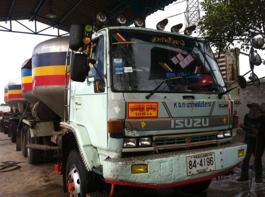 1.050.000บาท**ISUZU FXZ 240 แรงม้า-หัวขาว-ปี2537 รถเต้าปูนขายพร้อมหาง