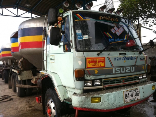 1.050.000บาท**ISUZU FXZ 240 แรงม้า-หัวขาว-ปี2537 รถเต้าปูนขายพร้อมหาง