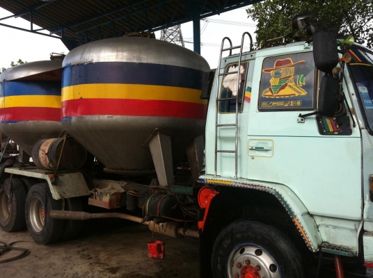 1.050.000บาท**ISUZU FXZ 240 แรงม้า-หัวขาว-ปี2537 รถเต้าปูนขายพร้อมหาง