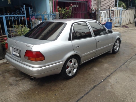 ขายครับ TOYOTA AE 110 1.5 GXI ปี 97 สีภายนอกสวย ทรงดี หน้าหลังเดิม ไม่มีชนหนัก ห้องเครื่องสวย เครื่องดีมากแห้งๆ ไม่เยิ้มเลย ควันไม่มีไหล เกียรดีมากไม่หอนไม่เยิ้ม สมบูรสุดๆ แอรหนาวๆเลย ภายในสวยไม่มีขาด แตก หัก ระบบไฟครบๆ ช่วงล่างโคตรดี แม็ก ของ 15 สวยๆ รถแ