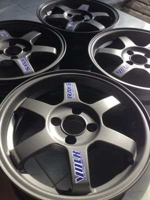 ล้อ TE37 15x7 et35 งานCG ไร้ริ้วรอย สภาพมือ1 ชุดละ 8,800 บาท