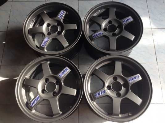 ล้อ TE37 15x7 et35 งานCG ไร้ริ้วรอย สภาพมือ1 ชุดละ 8,800 บาท