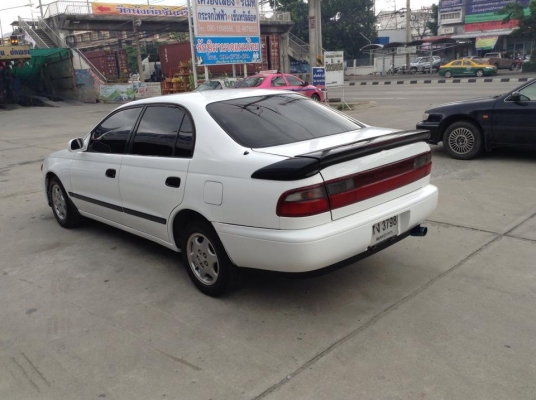 ขายครับ TOYOTA CORONA 2.0 ปี 94 แกส LPG ถังโดนัท สีภายนอกสวยมากเพิ่งทำมาใหม่ กะจังตัวนอก เครื่องดีแห้งๆ นิ่ง ไม่มีสั่น ควันไม่ไหล เกียรธรรมดาเข้านิ่มทุกเกียร ช่วงล่างแน่นๆ พวงมาลัยพาวเวอร์ ไฟฟ้าทั้งคัน ใช้ได้หมด ภายในสวยๆไม่มีแตก ไม่มีหัก เบาะ ไม่มีขาด แอ
