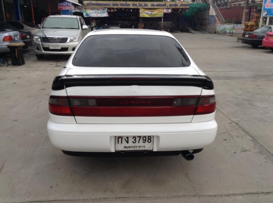 ขายครับ TOYOTA CORONA 2.0 ปี 94 แกส LPG ถังโดนัท สีภายนอกสวยมากเพิ่งทำมาใหม่ กะจังตัวนอก เครื่องดีแห้งๆ นิ่ง ไม่มีสั่น ควันไม่ไหล เกียรธรรมดาเข้านิ่มทุกเกียร ช่วงล่างแน่นๆ พวงมาลัยพาวเวอร์ ไฟฟ้าทั้งคัน ใช้ได้หมด ภายในสวยๆไม่มีแตก ไม่มีหัก เบาะ ไม่มีขาด แอ