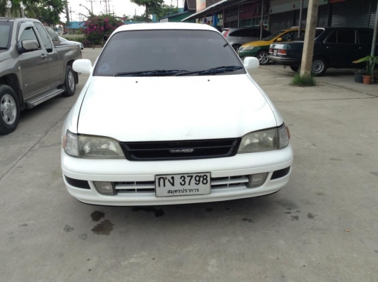 ขายครับ TOYOTA CORONA 2.0 ปี 94 แกส LPG ถังโดนัท สีภายนอกสวยมากเพิ่งทำมาใหม่ กะจังตัวนอก เครื่องดีแห้งๆ นิ่ง ไม่มีสั่น ควันไม่ไหล เกียรธรรมดาเข้านิ่มทุกเกียร ช่วงล่างแน่นๆ พวงมาลัยพาวเวอร์ ไฟฟ้าทั้งคัน ใช้ได้หมด ภายในสวยๆไม่มีแตก ไม่มีหัก เบาะ ไม่มีขาด แอ