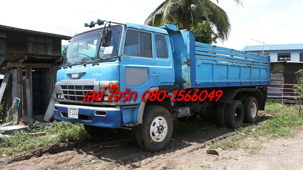 ***ขายแล้วครับขอบคุณ Truck2hand ขาย10ล้อ2เพลาดั้ม ถูกๆ HINO SPZ อดีตคัสซีหัวลาก ยืดช่วง(ลงเล่ม) วางเครื่อง NISSAN PE6H 260แรง(ลงเล่ม) เครื่องแรงๆ แน่นๆ ช่วงล่าง2เพลา200หมวกเจ้ก คัสซีใหญ่ ดี เดิม ไม่ดาม กระบะดั้มเหล็กสภาพดี พื้นดีข้างดี (ดั้มยังไม่ลงเล่ม)