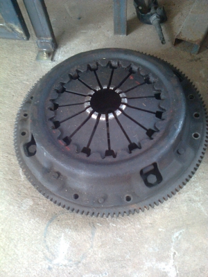 ขายมู่เล่+จานกรด 4HE 13 นิ้ว 150 HP