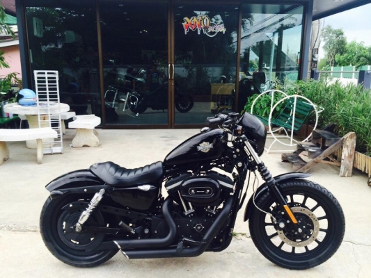 HD sportster 883r สรรพสามิตครบแต่งโหดๆ ( รับแลกเทิร์น )