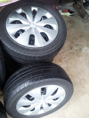 ขายล้อกระทะพร้อมยาง Falken Ziex 195/55/15 ปี 10