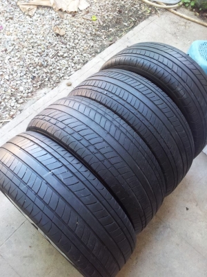 ขายล้อกระทะพร้อมยาง Falken Ziex 195/55/15 ปี 10