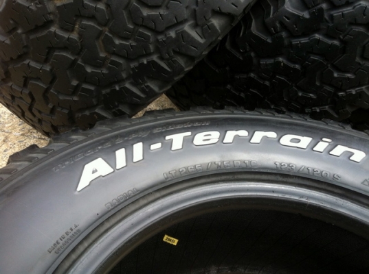 ขายยาง BF Goodrich All-terrain ขนาด 265 75 r16