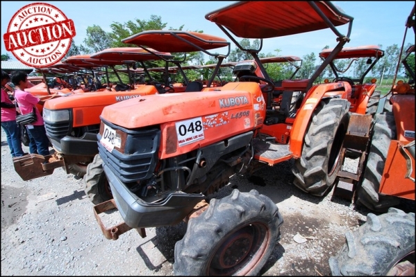 AUC 4 Code 048 แทรกเตอร์ KUBOTA L4508 ราคา เริ่มต้นการประมูล 160,000 บาท AUC 4 Code 048 แทรกเตอร์ KUBOTA L4508 ราคา เริ่มต้นการประมูล 160,000 บาท