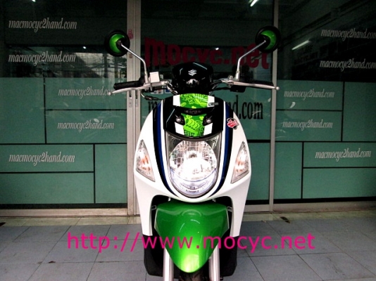 LET สีเขียว รถเดือน ก พ.ปี 56 ไมล์ 6 พันโล รุ่นใหม่หัวฉีด แถมหมวกกันน็อก โปรโมชั่นถูกสุดๆ 21900