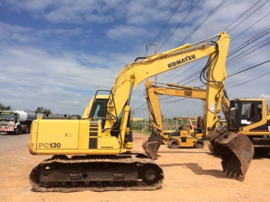 ขายรถแบคโฮ KOMATSU PC130-6 ระบบไฟฟ้าเต็ม ปี 2002 ใบแทร็ค 70 สภาพสวยมาก รถนอกนำเข้า มีVDOการทำงานครับ