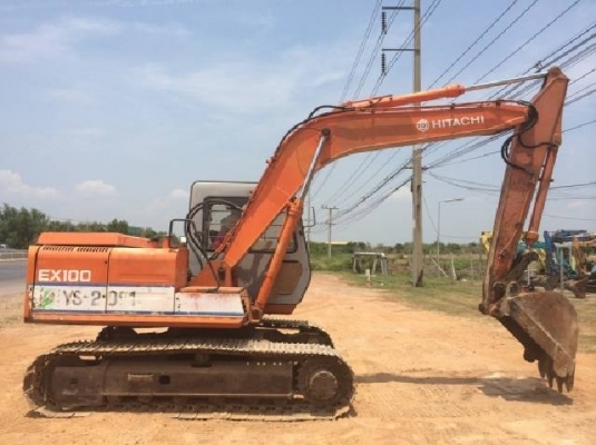 ขายรถแบคโฮ HITACHI EX 100-1 คอลโทรลสั้น เครื่องยนตร์ ISUZU นำเข้าจากญี่ปุ่น มีVDOการทำงานให้ชมครับ
