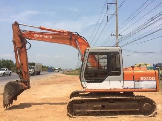 ขายรถแบคโฮ HITACHI EX 100-1 คอลโทรลสั้น เครื่องยนตร์ ISUZU นำเข้าจากญี่ปุ่น มีVDOการทำงานให้ชมครับ