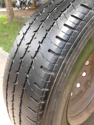 205R14C กะทะล้อพร้อมยาง  MICHELIN XCD มี 1 ล้อ Tel 081-427-3941