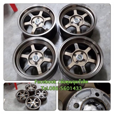 ขายแม็กมือ2สภาพมือ1 TE37Vขอบ15 กว้าง7 ออฟ 20 ราคา 7,900 B ใส่เดือนเดียว!!!