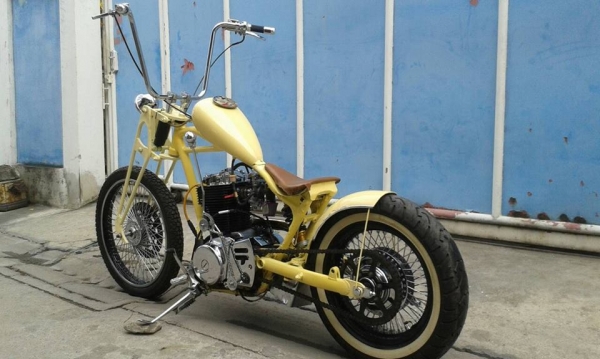 ร้อนเงินลดราคากันสุดๆ งานสร้างแนว old school 400cc เกียร์มือ เฟรมใหม่ 49000