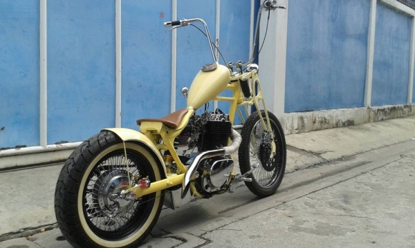 ร้อนเงินลดราคากันสุดๆ งานสร้างแนว old school 400cc เกียร์มือ เฟรมใหม่ 49000