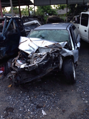 ซากซิดตี้เครื่อง1500 เกียรออโต้ สีเทาโอนลอย ปี2000