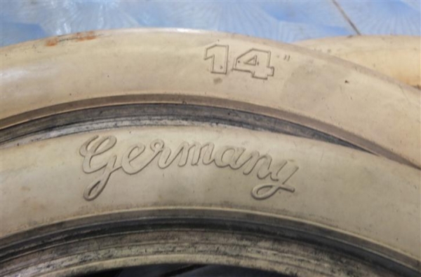 ขายยางขอบขาวใส่ล้อ R14 เยรมันแท้ ราคา 800