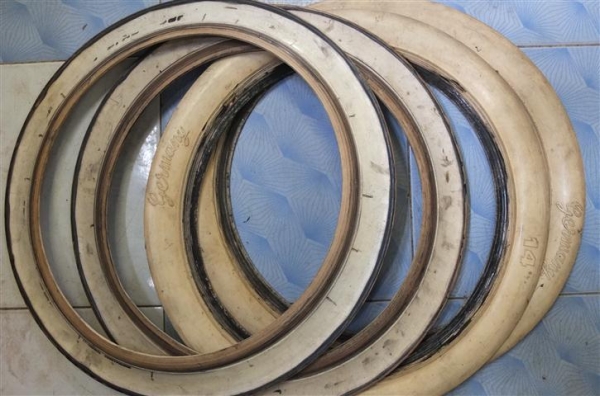 ขายยางขอบขาวใส่ล้อ R14 เยรมันแท้ ราคา 800