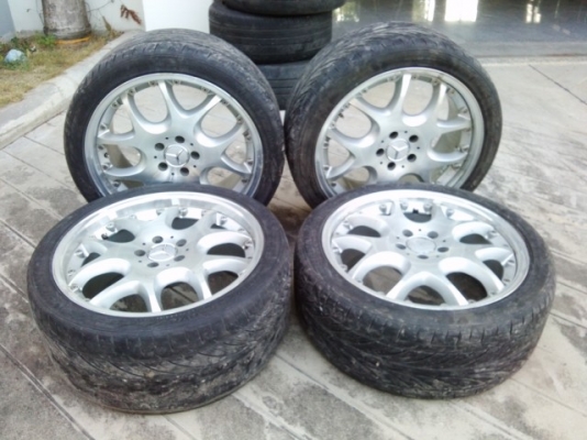 ขายครับขาย Brabus block 5 ขอบ 19 ของแท้   กว้าง  8 ครึ่ง  หลัง 9 ครึ่้ง