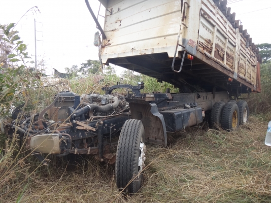 ขายด่วน  ซากรถ  10  ล้อพ่วง  แม่-ลูก  ดั้มพ์  HINO  MEGA  260