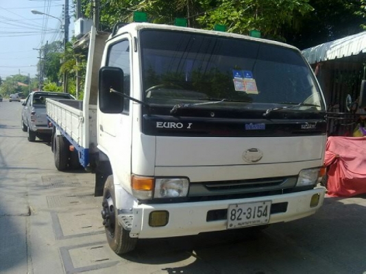 รถบรรทุก 6 ล้อใหญ่ นิสสัน ยูโร 1   125 แรง ติดเครน