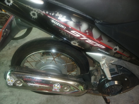 ขาย ซูซูกิเสต้บ 125 cc รถบ้านนอกแท้ๆ  ขาย 8500 บาท