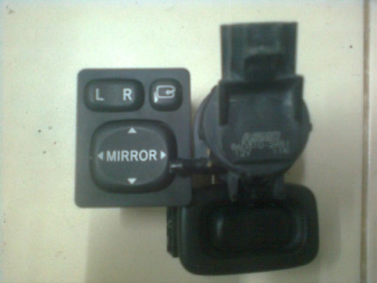 หลอดไฟพร้อมขั้ว+สวิทปรับกระจกวีโก้