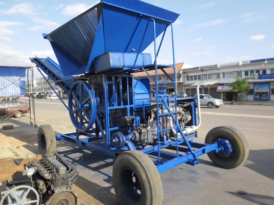 เครื่องผานมันรุ่นใหญ่พิเศษ ใบ 120CM สายพานตัว V 9M