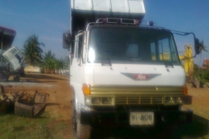 10ล้อดั้มHINO F18ใส่เครื่อง280เทอร์โบ ดั้มโคราชมีระบบลากลูก