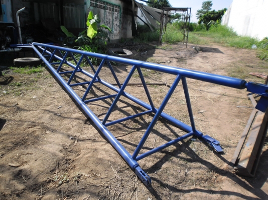 คาดเกี่ยวมันลงจากรถยาว 6 M ติดปากรถตัก