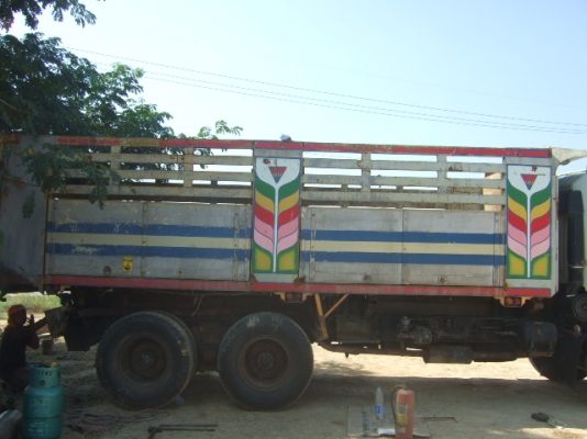 ขายกระบะดั๊มพ์ฝาข้างมิเนียม มีเสากลาง