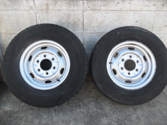 ล้อกะทะ 14นิ้ว 6รู + ยาง195R14