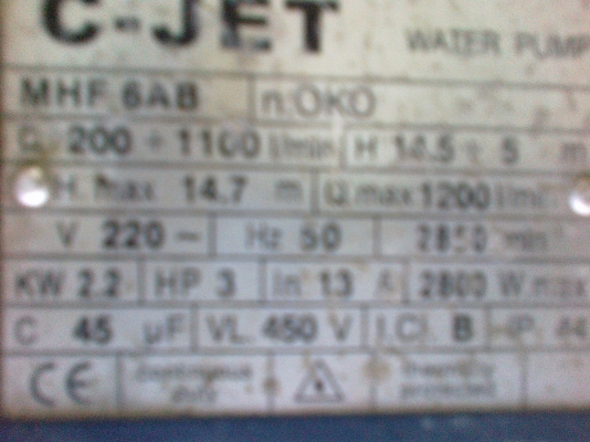 ขายมอเตอร์ 3แรงปั้มน้ำหน้า3มอเตอร์ใช้งานใด้ปกติ 3800ครับ บางใหญ่ นนทบุรี 089-1436996