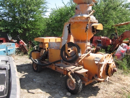 ขาย-เครื่องผสมคอนกรีต/ เครื่องยิงปูน SANWA: S4C-1T เครื่องยนต์ด๊อช (DOHC) ดีเซล 2 สูบ