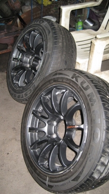 ขายแม็ก17 ADVAN RS 6รู พร้อมยาง 2วง